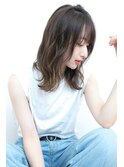 小顔に見せるヘア/ショートミディアムスタイル［中野／中野駅］