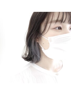 デコヘアーフラッペ(DECO HAIR frappe) インナーカラー イヤリングカラー グレージュ