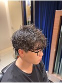 ミックスパーマ/ツーブロック刈り上げ/バーバー銀座<理容室>
