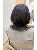 ツヤ髪ソフトウルフカット