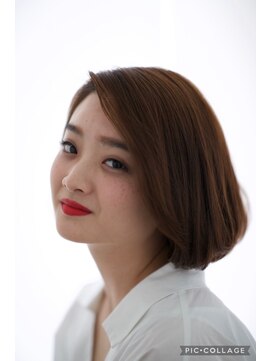 ニューラインギンザ(New-Line 銀座) ［金子涼］韓国艶カラーおしゃれ透明感ボブ