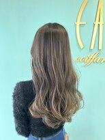 アース コアフュールボーテ 川中島店(EARTH coiffure beaute) グレージュバレイヤージュケアブリーチアドミオイルミナ