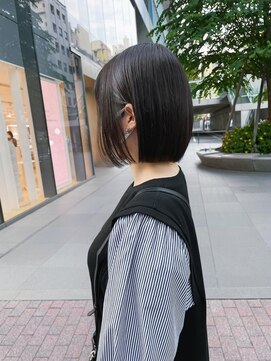 マージュ ギンザ(marju GINZA) 収まり良い切りっぱなしボブ