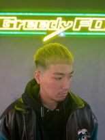 グリーディーフォックス 三軒茶屋(GreedyFOX)&nbsp;波巻き/マッシュパーマ/ウルフ/ハイライト<理容室>三軒茶屋