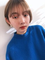 サンド 鹿児島中央(sand)&nbsp;黒髪/グレーベージュ/レイヤーロング/前髪パーマ[鹿児島駅]