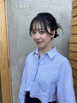 トエカグヤヒメ(toe kaguyahime) 大人シニョンヘアアレンジ