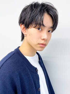 アース 天満橋店(HAIR & MAKE EARTH) 大人男性ニュアンスパーマナチュラル30代メンズ