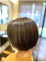 ヘアー グリーン(hair green) 小顔大人スッキリボブ40代50代