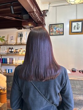 ギリア(Gillia) gillia梅ヶ丘】チェリーレッド／ブリーチなし／ワインレッド