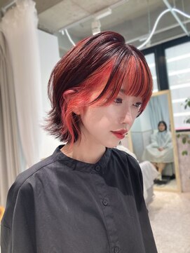 ゼストソエル(ZEST soell) インナーカラー ピンクカラー 立川 学割 /e