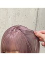 リムヘアーズボウグループ(Rim hairs BEAU group) 柔らかいペールピンクのカラーです！可愛いですよね♪