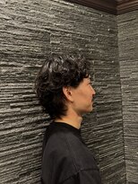 プレミアムバーバー 目黒店(PREMIUM BARBER produce by HIRO GINZA) 王道パーマ風