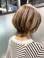 ダブルトーキョー シブヤ(W-TOKYO SHIBUYA)&nbsp;小顔ネオウルフ×ハイライトボブウルフ　ウルフカット