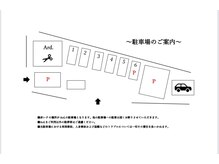 リモマ(Rimoma)の雰囲気（赤いＰのマークに各一台分ずつ駐車ください。店舗前も停車可能♪）