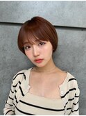髪質改善*マロンブラウンマッシュショート*【Zina高田馬場】