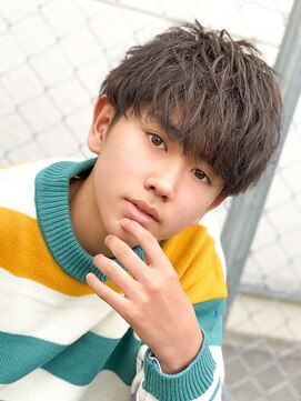 エルマーク 梅田中津(L-MARK) マッシュスパイラルパーマツイストスパイラル波巻きメンズ