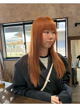 ヘア アトリエ エマ(hair latelier [emma]) terracotta orange
