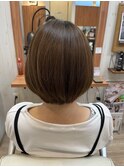 ステップボーンカットで作るナチュラルボブ