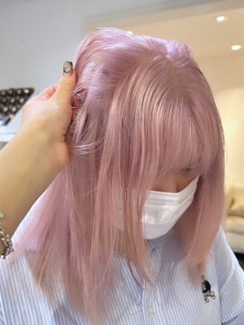 ベレーザ 渋谷神南(Beleza) 14158ブリーチ＆ダブルカラーハイトーンラベンダーピンク