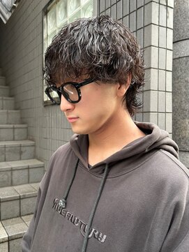 フェイス 石川町 (FACE) 秋のトレンド波巻きパーマ/メンズ/メンズパーマ/マッシュ