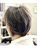 【トップふんわり】カット+部分パーマ+美髪カラー+艶トリートメント24400→