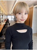 コンパクトショート/ハイトーンショート/サイドバングショート