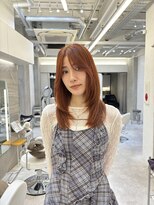 アナ ラーナ(Anna Lanna)&nbsp;柔らかオレンジ×フワッとレイヤー