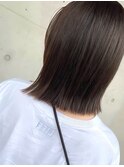 ダークグレージュ/外ハネボブ