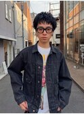 メンズカット/メンズパーマ:スパイキー/メンズショート/癖毛風