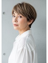 プラグ ヘアーデザイン 大名店(PLUG hair design)&nbsp;*ショートボブ/ショートヘア/脱白髪染め/白髪ぼかし/髪質改善