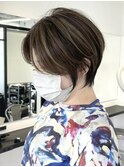 ショートカット/40代50代/白髪ぼかし/白髪染め/髪質改善【尼崎】