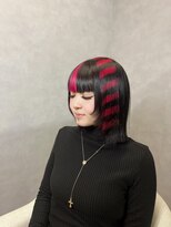 シャルム バイ アローズ 久留米店(CHARM BY AROSE)&nbsp;部分ブリーチ/ボーダーカラー/ポイントブリーチ/特殊