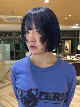 ファースト 仙台店(first) ミニボブ×顔周りレイヤー