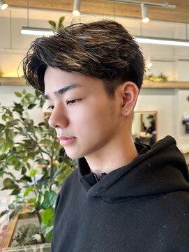 カノエ オム(canoe HOMME) 流れるセンターパート