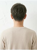 30代40代爽やかショートバング×ナチュラルアッシュ