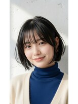 コートフィールエー(CO_T feel.a) 効果抜群!耳掛けショートボブで横顔美人へ