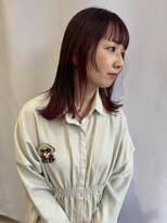 イル(ill)&nbsp;デザインカラー インナーカラー レッドカラー 大須