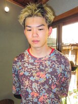 テラス バイ イオエ 京都烏丸御池店(Terrace. by ioe)&nbsp;メンズ/スパイキーショート/ハイトーンショート