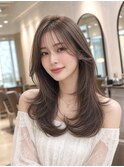 【Labimani】韓国風ロングレイヤースタイル