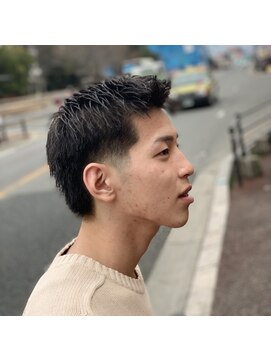 クレオ 福大通り店(CREO) テーパーフェード◎グラデーション×清潔感ビジネス好印象メンズ