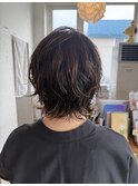2026　ミニウルフショートパーマ