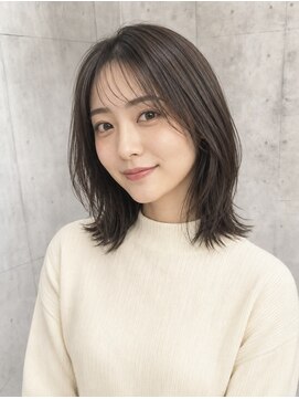 アフィーロ(ACHFILO) 20代30代大人女子髪型　艶髪ココアブラウン　シールエクステ