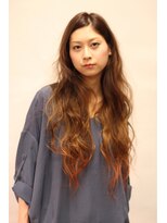 リゾートサロンM 新宿東口(Resortsalon M by valore)&nbsp;Resortsalon M【新宿東口店】　とろみくせ毛風デザインカラー