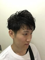 パティオンツー(PATIONN2)&nbsp;☆メンズネープレスツーブロック無造作パーママッシュスタイル☆