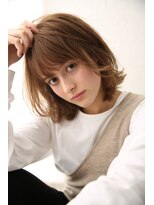 ネオリーブエクラ 上野御徒町店(Neolive eclat)&nbsp;ナチュラルレイヤーボブ　アースカラー