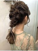 編み下ろしアレンジ.