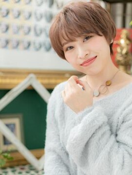 カバーヘア ブリス 北浦和(COVER HAIR bliss) 大人かわいい斜めバングナチュラルショートa北浦和20代30代40代!