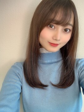 アフロート ディル(AFLOAT D'L) 大人かわいい♪小顔カットオリーブカラーセミウェットウェーブ