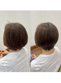 40代／定期カット☆ショートボブ