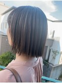 切りっぱなしボブ
